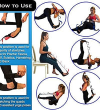 Stretching Strap Hamstring Stretcher - Stretching Equipment, Stretching Bands, Foot Stretcher, Calf Stretcher, Leg Stretcher, Ankle Stretcher Stretch Band, Ligament Stretching Belt, Stretch Strap