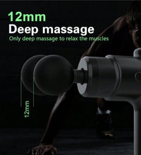 Massage Gun Deep Tissue Percussion Massager, Handheld, with 8 Massage Heads