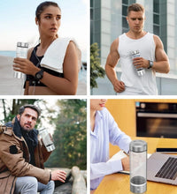 2024 Hydrogen Water Bottle,Hydrogen Water Bottle Generator,3Min Quick Electrolysis,Suitable for Travel,Exercise,Gift for Love