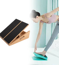Slant Board Calf Stretcher Sports Wood Sturdy Portable Fitness Foldable anti Slip Surface Workout Yoga Gift Foot Incline Board