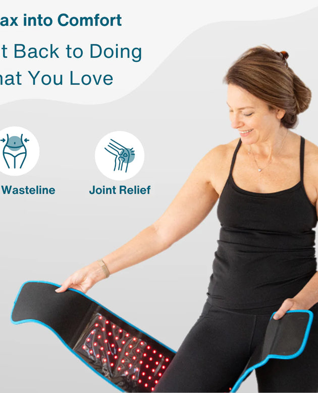Slimming & Pain Relief Belt with Infrared Heat + Recovery Guide Included