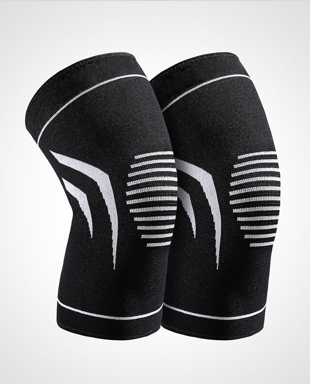 Knee Braces for Pain Relief, 2 Pack Thin Compression Sleeves for Meniscus Tears, Arthritis, ACL Support, Joint Recovery, Women Men, Teenagers Ideal for Workouts and Running