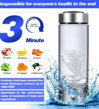 2024 Hydrogen Water Bottle,Hydrogen Water Bottle Generator,3Min Quick Electrolysis,Suitable for Travel,Exercise,Gift for Love