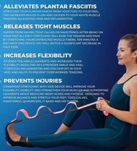 Stretching Strap Hamstring Stretcher - Stretching Equipment, Stretching Bands, Foot Stretcher, Calf Stretcher, Leg Stretcher, Ankle Stretcher Stretch Band, Ligament Stretching Belt, Stretch Strap